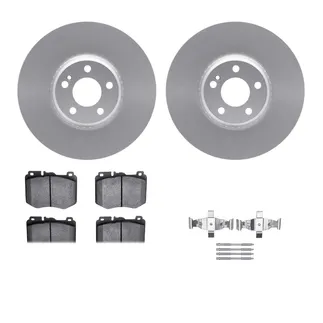 R1 Concepts WDWH1-63081 Brake Rotor- Carbon Coated W/ Ceramic Pads & Hdw